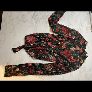 Sheer Floral Bodysuit
